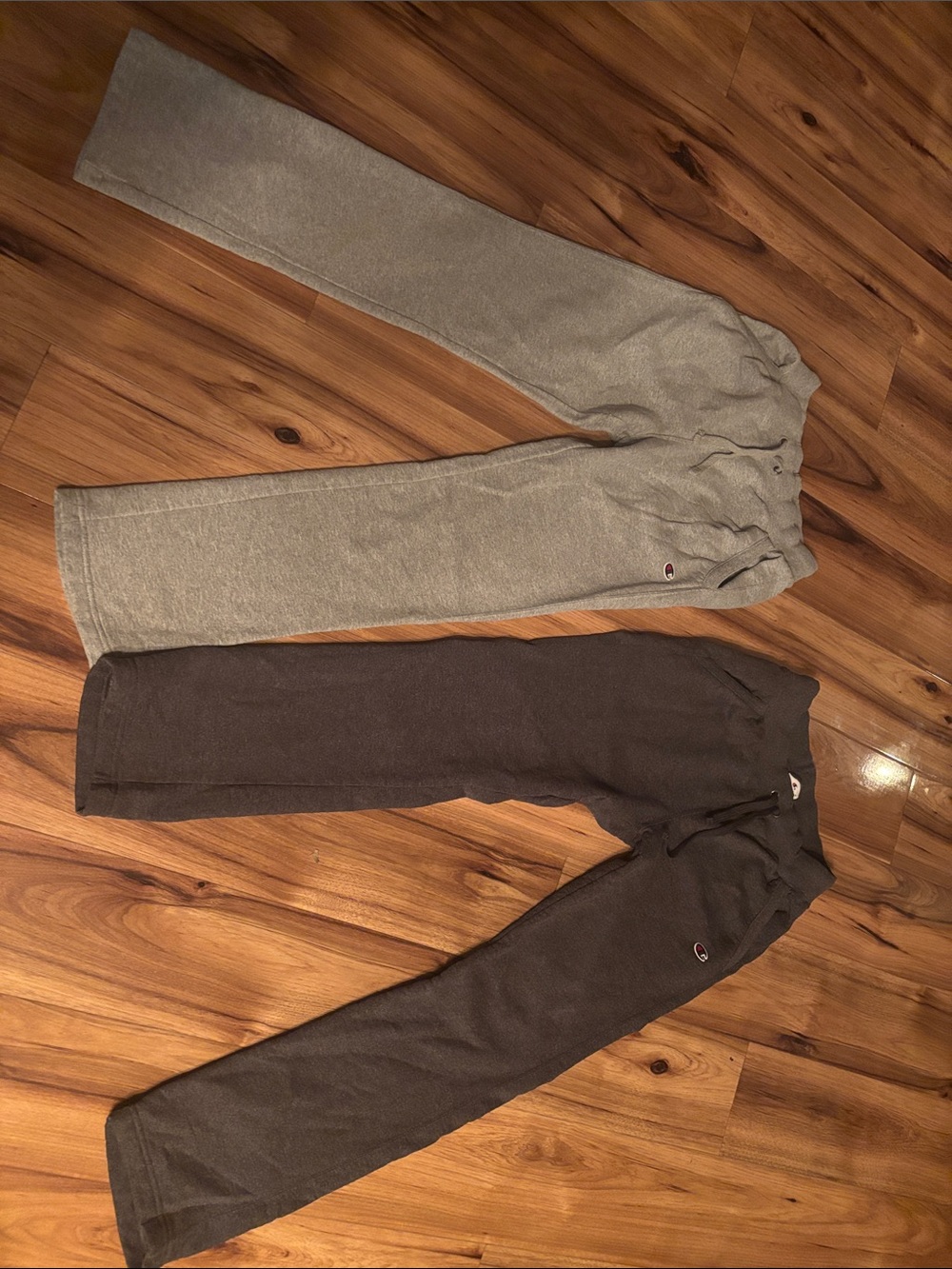Champion womens Sweatpants Light Gray & Dark Gray